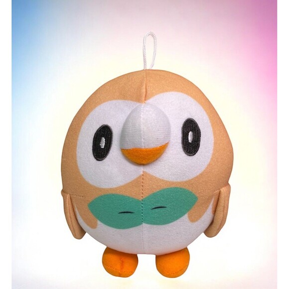 ROWLET Owl Pokemon Stuffed Animal Toy Factory Pokemon Nintendo 6.5” - Picture 1 of 12